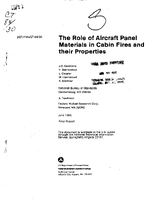 The Role of Aircraft Panel Materials in Cabin Fires and their Properties