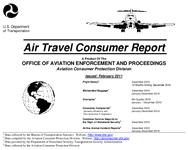 Air Travel Consumer Report February 2011