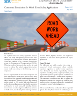 Connected Simulation for Work Zone Safety Applications Research Brief