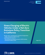 Green Charging of Electric Vehicles Under a NetZero Emissions Policy Transition in California