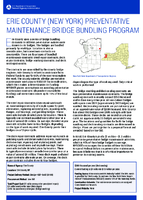Erie County New York Preventative Maintenance Bridge Bundling Program