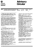 AC 002XX CHANGE 1 Advisory Circular Checklist and Status of Other FAA Publications