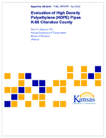 Evaluation of High Density Polyethylene HDPE Pipes K66 Cherokee County