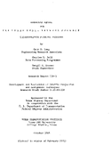 Operating Manual for the Texas Small Network Package Transportation Planning Programs