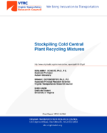 Stockpiling Cold Central Plant Recycling Mixtures