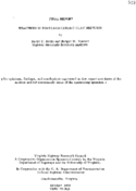 Reactions in Portland cementclay mixtures  final report