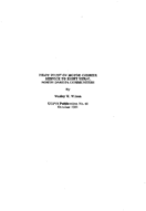 Pilot Study of Motor Carrier Service to Eight Rural North Dakota Communities