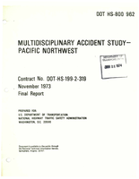 Multidisciplinary Accident Study  Pacific Northwest