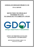 Detection Technology Testbed on I 475 Technology Feasibility Study