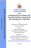 Development of an Inventory and Inspection Database Framework for Asset Management of MSE Walls