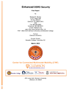 Enhanced DSRC Security