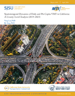 SpatialTemporal Dynamics of Daily and Per Capita VMT in California A CountyLevel Analysis 20192023