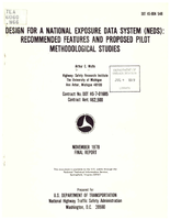 Design for a National Exposure Data System NEDS Recommended Features and Proposed Pilot Methodological Studies