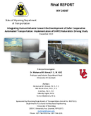 Integrating Human Behavior Toward the Development of Safer Cooperative Automated Transportation Implementation of SHRP2 Naturalistic Driving Study