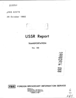 USSR Report Transportation No 99