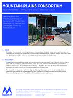 Learning From the Travel Experiences of Persons with Disabilities Investigating Navigation Challenges Posed by Infrastructure Research Brief