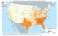 Estimated FAF Flow for Trucks Going To From and Within Georgia on National Highway System 2017