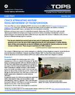 Crack Attenuating Mixture Texas Department of Transportation case study