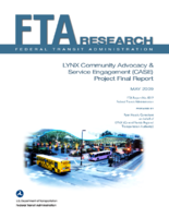 LYNX Community Advocacy  Service Engagement CASE Project Final Report