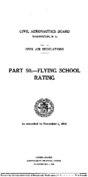 Part 50 Flying School Rating