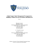Global Supply Chain ManagementTransportation Building a Global Network of Scholars and Educators Phase I