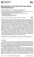 Survey Results of a Pilot Sleep Study Near Atlanta International Airport