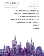 Digital Twin Technologies Towards Understanding the Interactions Between Transportation and Other Civil Infrastructure Systems Phase 2