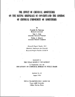 The Effect of Chemical Admixtures on the Drying Shrinkage of Concrete and the Control of Chemical Uniformity of Admixtures