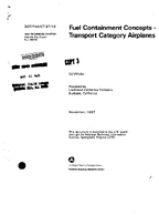 Fuel Containment Concepts  Transport Category Airplanes