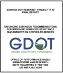 Enhancing Extension Recommendations for Improving Herbicide Resistance Management on Georgia Roadsides