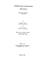 Protective coatings on concrete surfaces  Madden Macryseal  experimental feature  final report