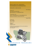 Speed Limits Set Lower than Engineering Recommendations