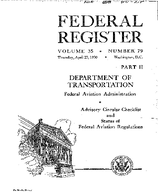 AC 002P Advisory Circular Checklist and Status of Federal Aviation Regulations
