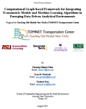 Computational GraphBased Framework for Integrating Econometric Models and Machine Learning Algorithms in Emerging DataDriven Analytical Environments