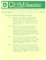 Office of Hazardous Materials Newsletter May 1974