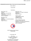 CalibrationDevelopment of Safety Performance Functions for New Jersey