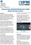 Evaluating Crowdsourced Data From Waze for Rail Safety Research Results