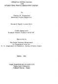 Operating System Manual for Revised Texas Traffic Assignment System