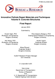 Innovative Pothole Repair Materials and Techniques Volume II Concrete Structures