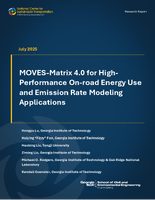 MOVESMatrix 40 for HighPerformance Onroad Energy Use and Emission Rate Modeling Applications