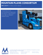 The Effects of Autonomous Vehicles on Safety and Safety Culture in Freight Operations