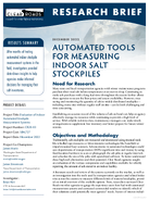 Automated Tools for Measuring Indoor Salt Stockpiles Research Brief