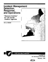 Incident Management Detection Response And Operations Resource Inventory for I95 Corridor Coalition Agencies