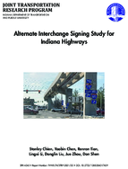 Alternate Interchange Signing Study for Indiana Highways
