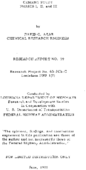 Cement study  phases I II and III