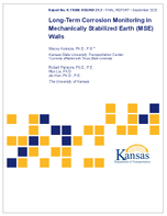 LongTerm Corrosion Monitoring in Mechanically Stabilized Earth MSE Walls
