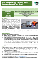 Investigation of Commercial Motor Vehicle CMVRelated Crashes in Ohio Work Zones Fact Sheet