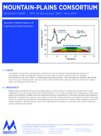 Seismic Performance of Highway Embankments Research Brief