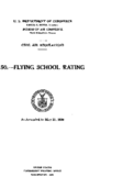 Part 50 Flying School Rating