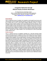 Congestion Reduction Through Efficient Empty Container Movement Brief